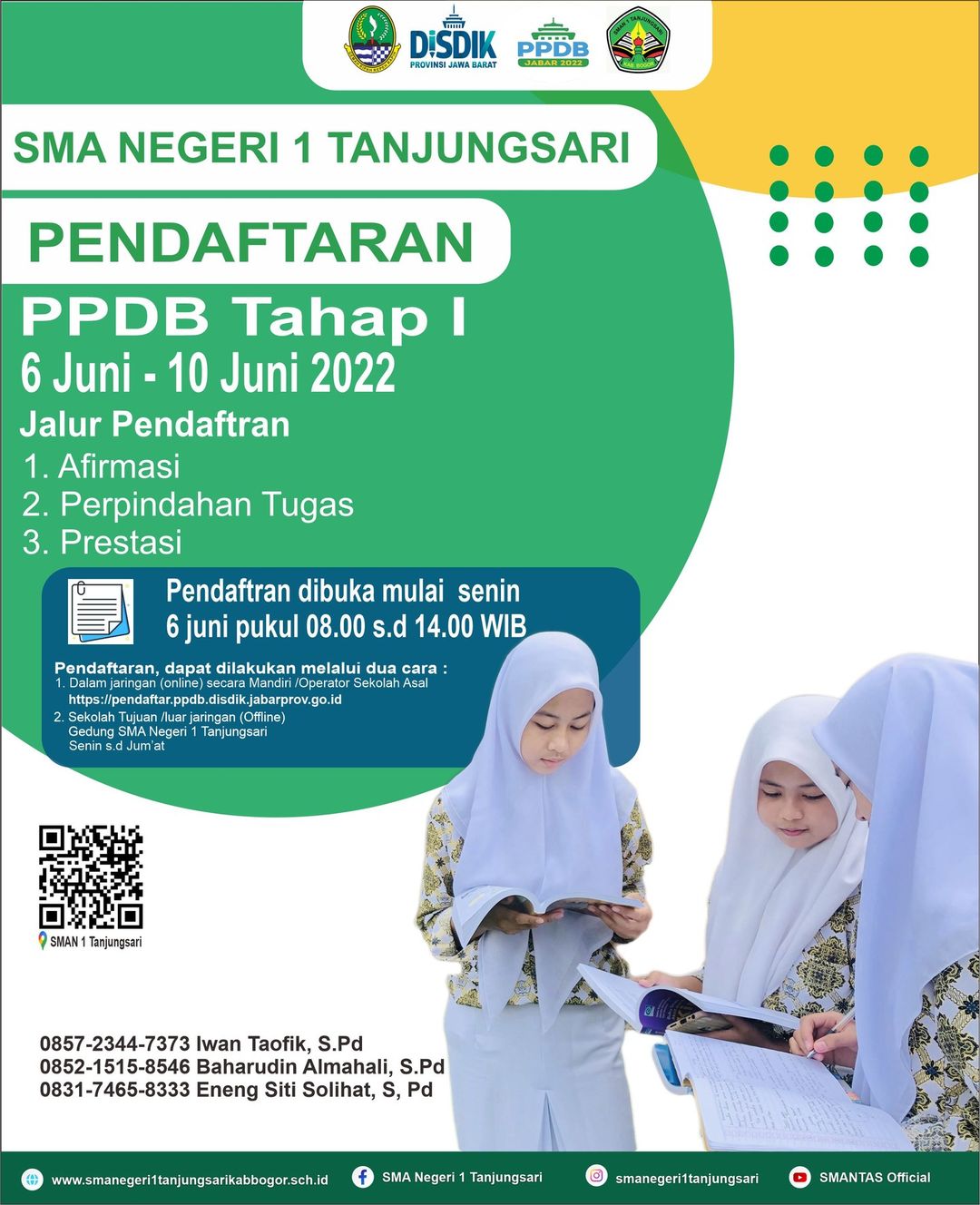 PENDAFTARAN PPDB SMAN 1 TANJUNGSARI